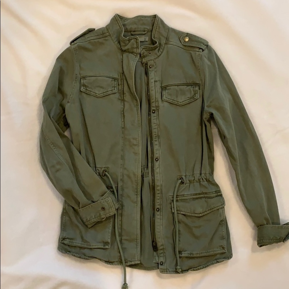 Olive jean-like jacket